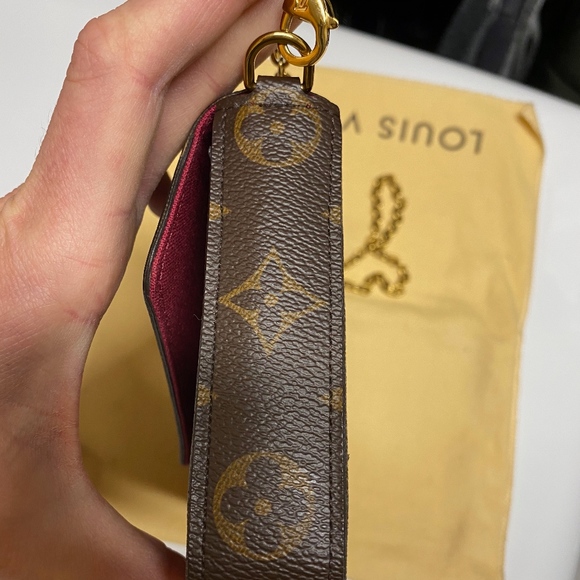 SOLD** Louis Vuitton Felicie Pochette Fuschia - Picture 6 of 8